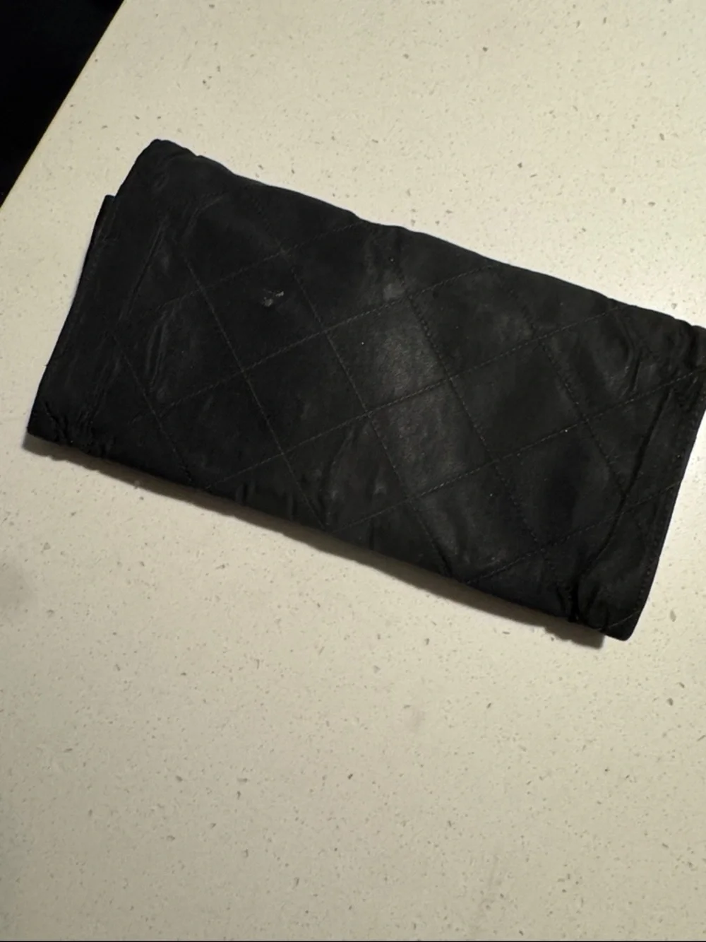 Prada Black Quilted Fold-Over Wallet - Picture 9 of 11